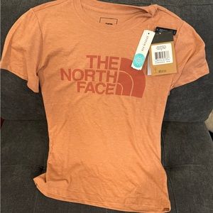 ❌NWT The North Face logo short sleeve t-shirt women’s M rose heather pink tee